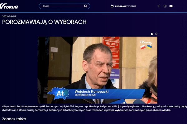 TV Toruń zapowiedź