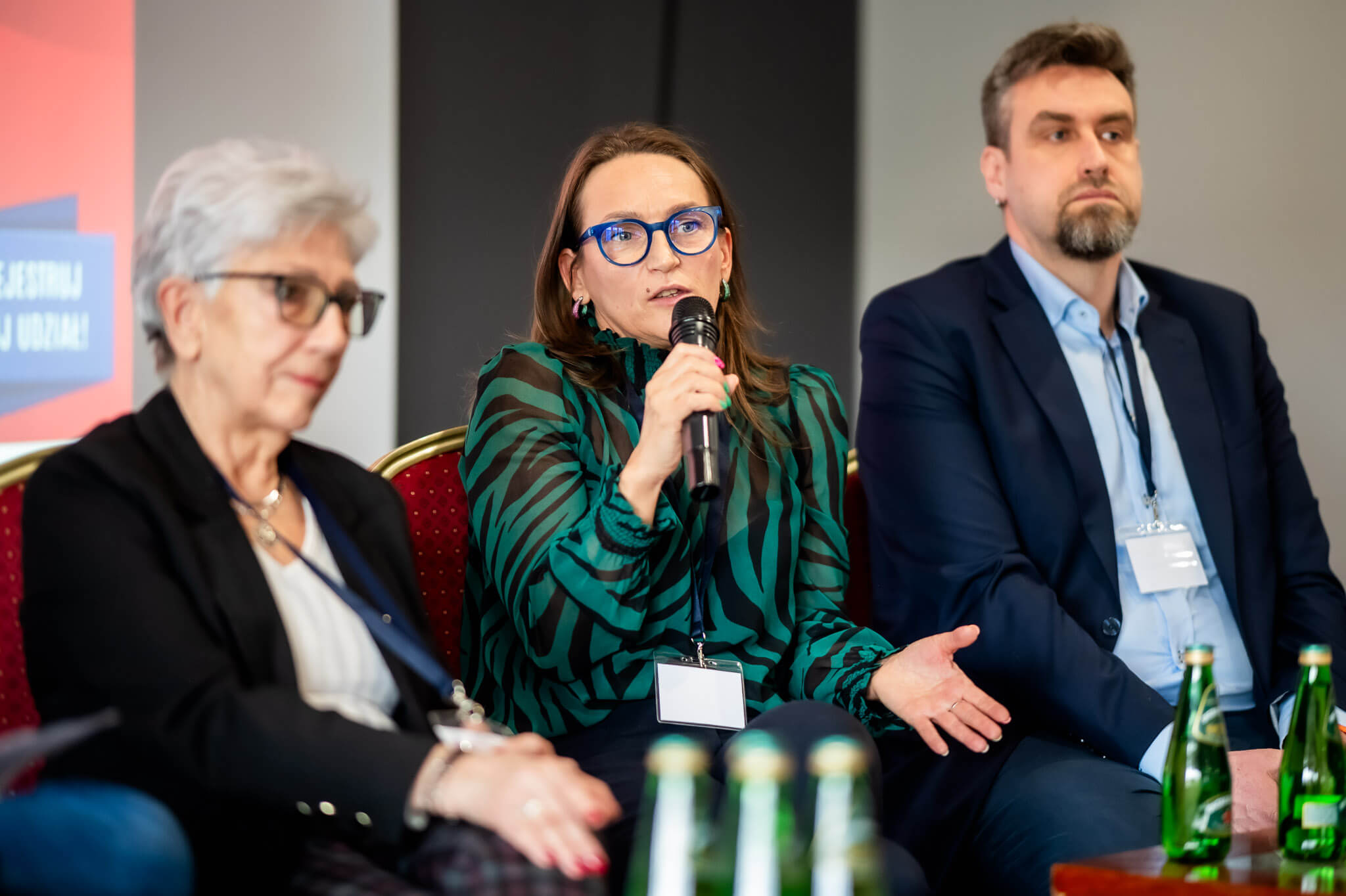 Danuta Przywara, Sylwia Kowalska i Bartosz Szymanski