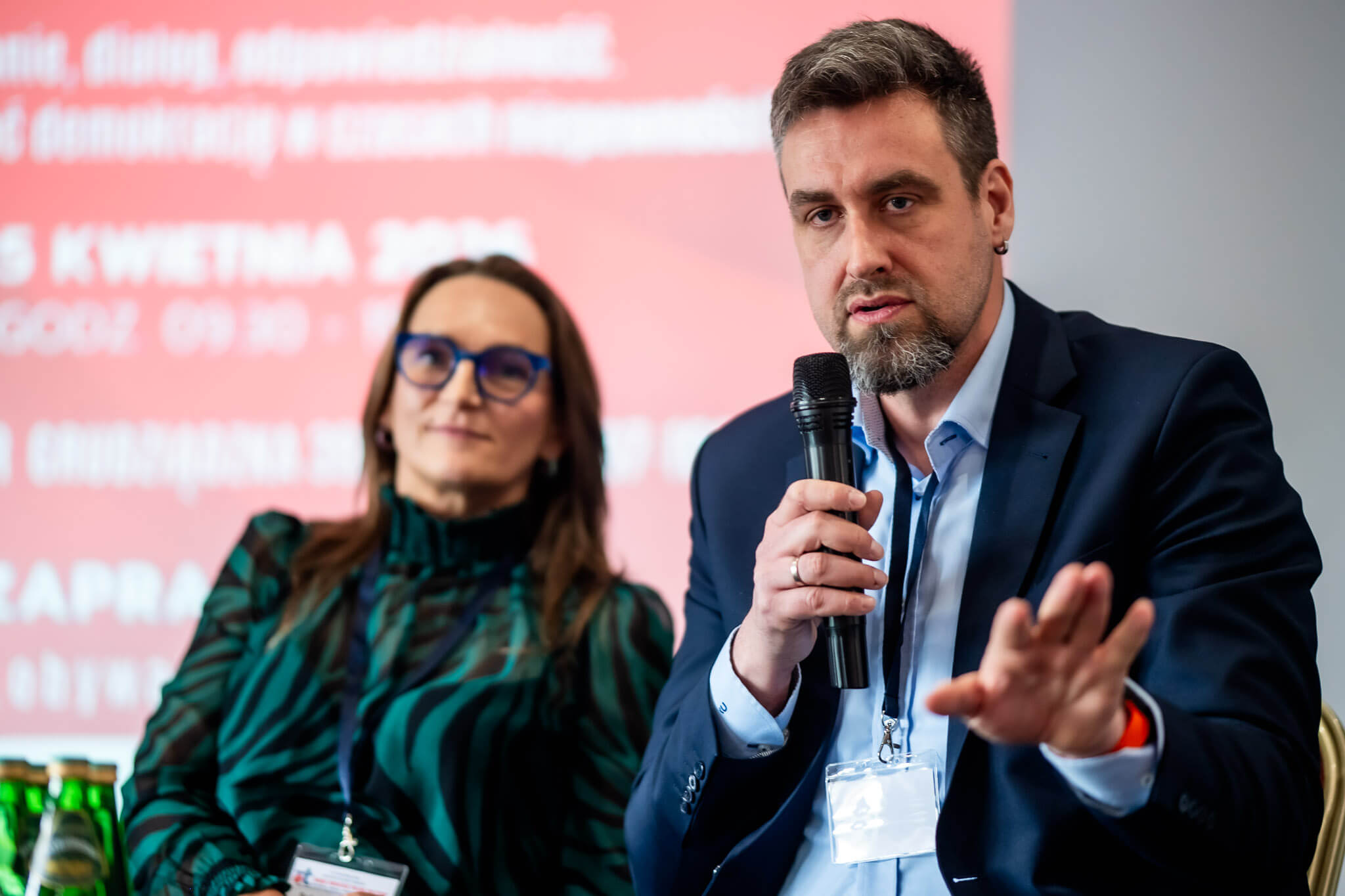 Sylwia Kowalska i Bartosz Szymanski - dyskusja po I panelu