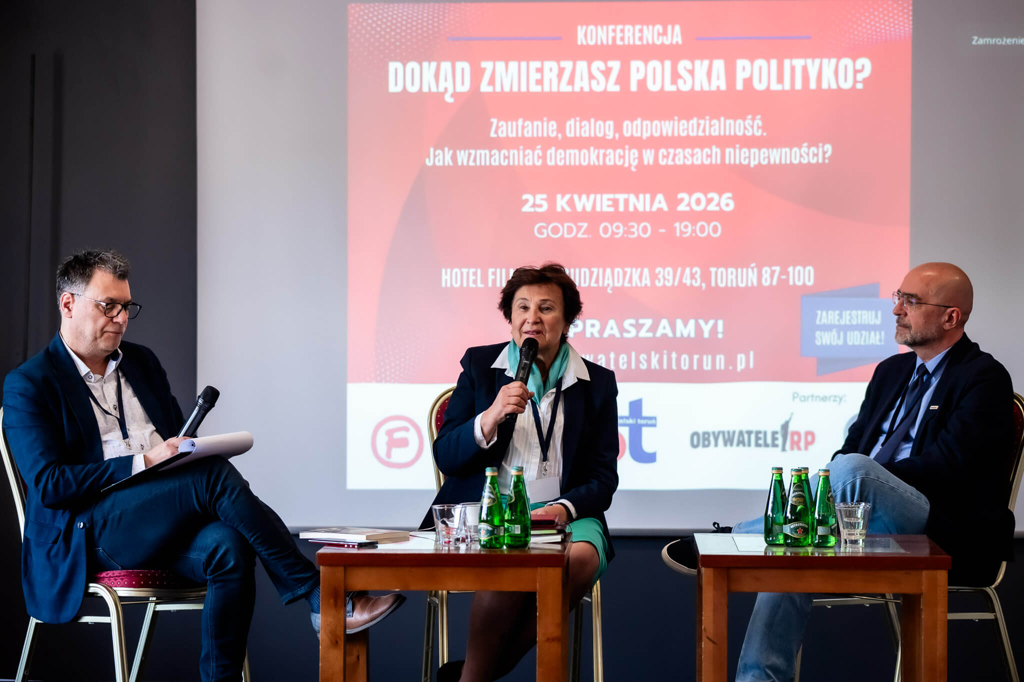 II panel - dr Hanna Machińska, mec. Radek Baszuk, prowadzący Jacek Liberski