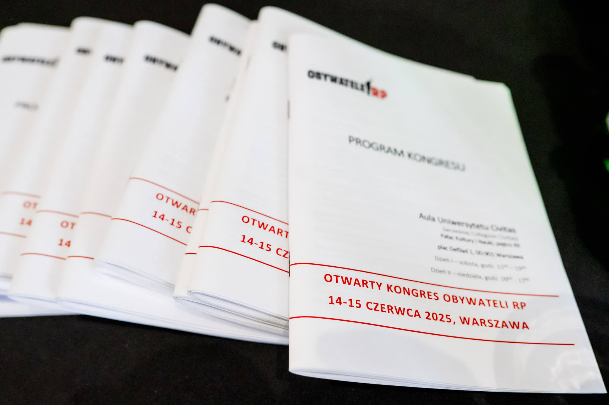 materiały z kongresu Obywateli RP dostępne dla uczestników konferencji