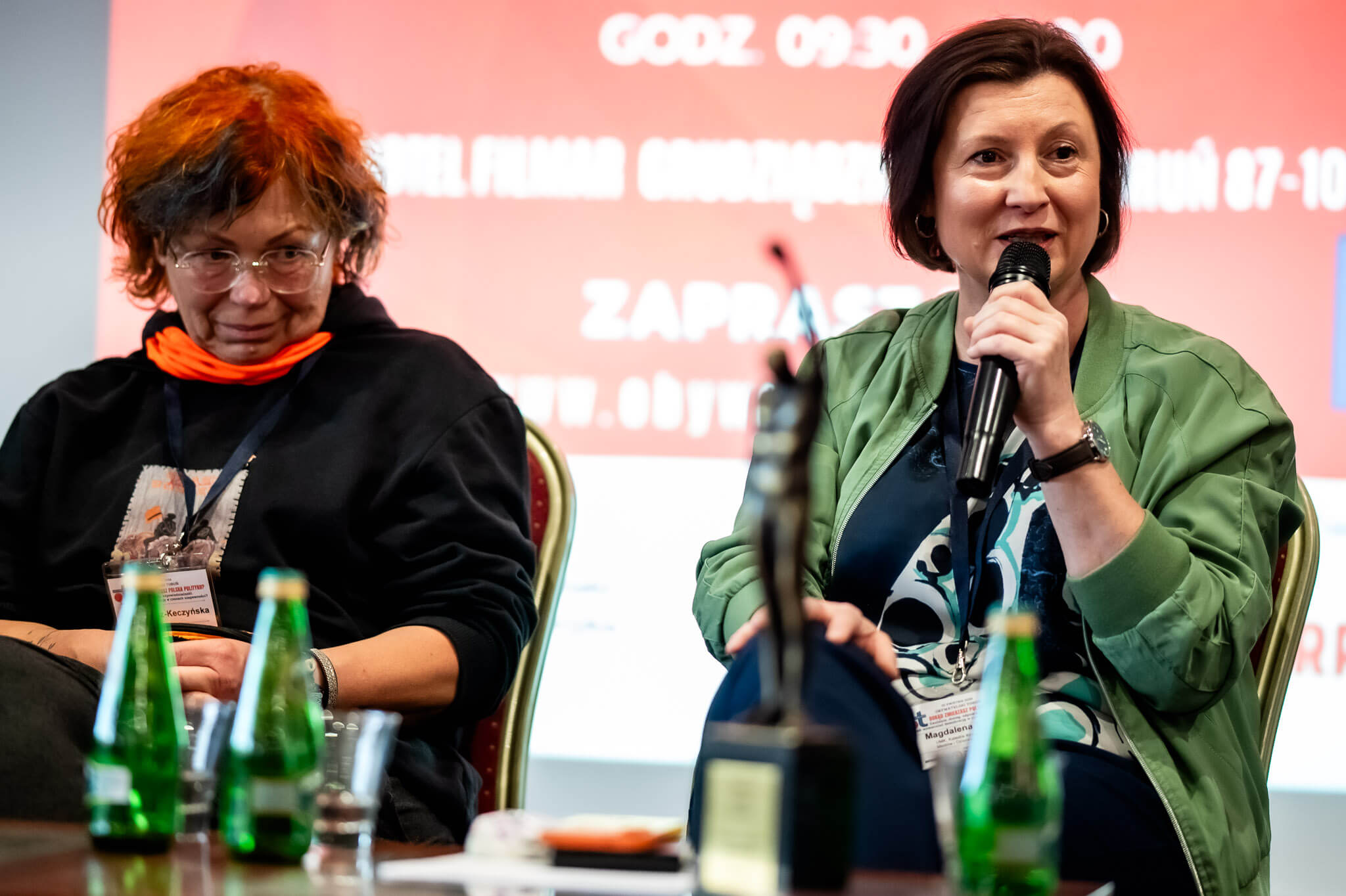 prof. Magdalena Mateja i Ewa Moroz-Kaczyńska - dyskusja po IV panelu