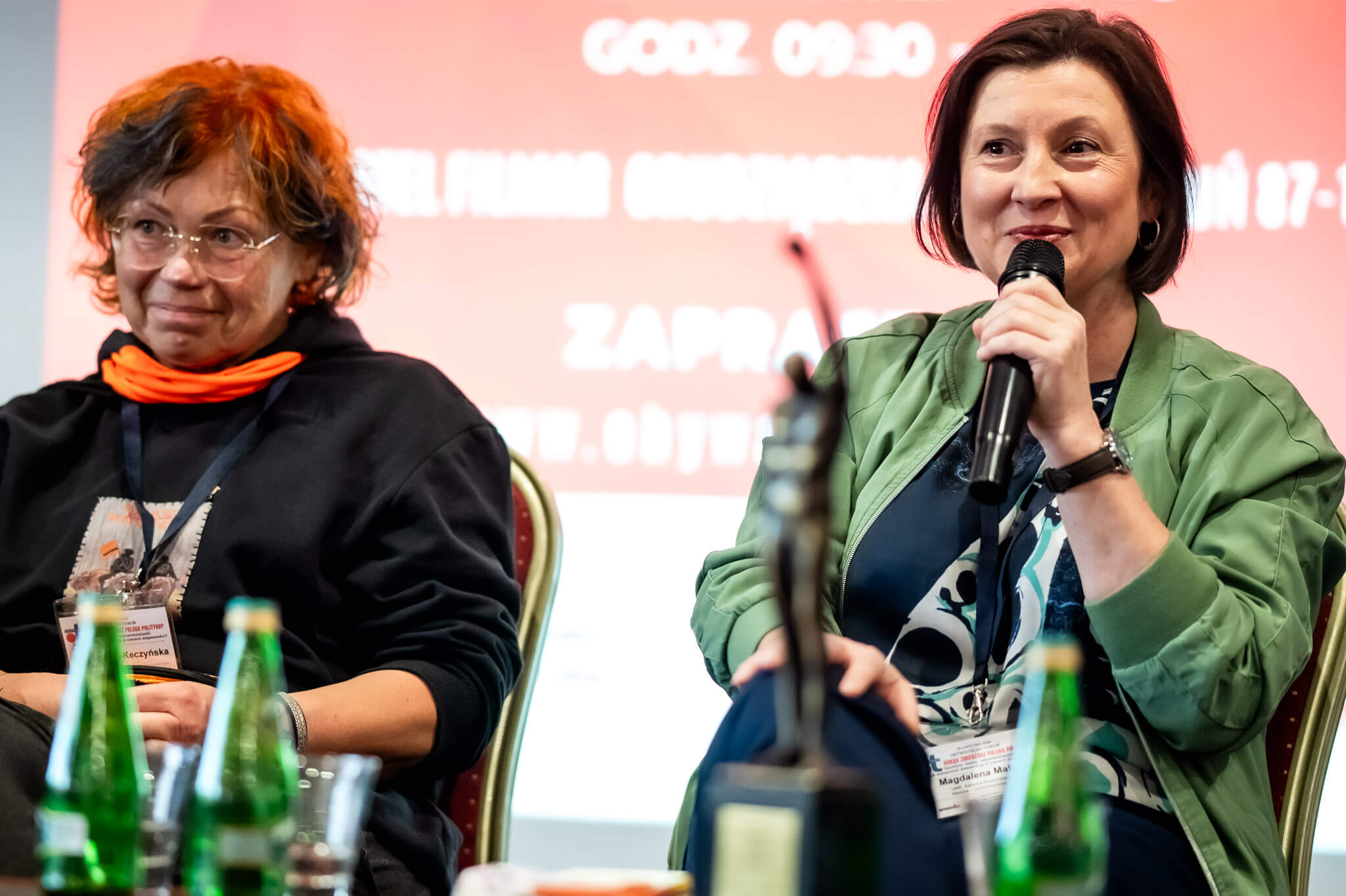 prof. Magdalena Mateja i Ewa Moroz-Kaczyńska - dyskusja po IV panelu